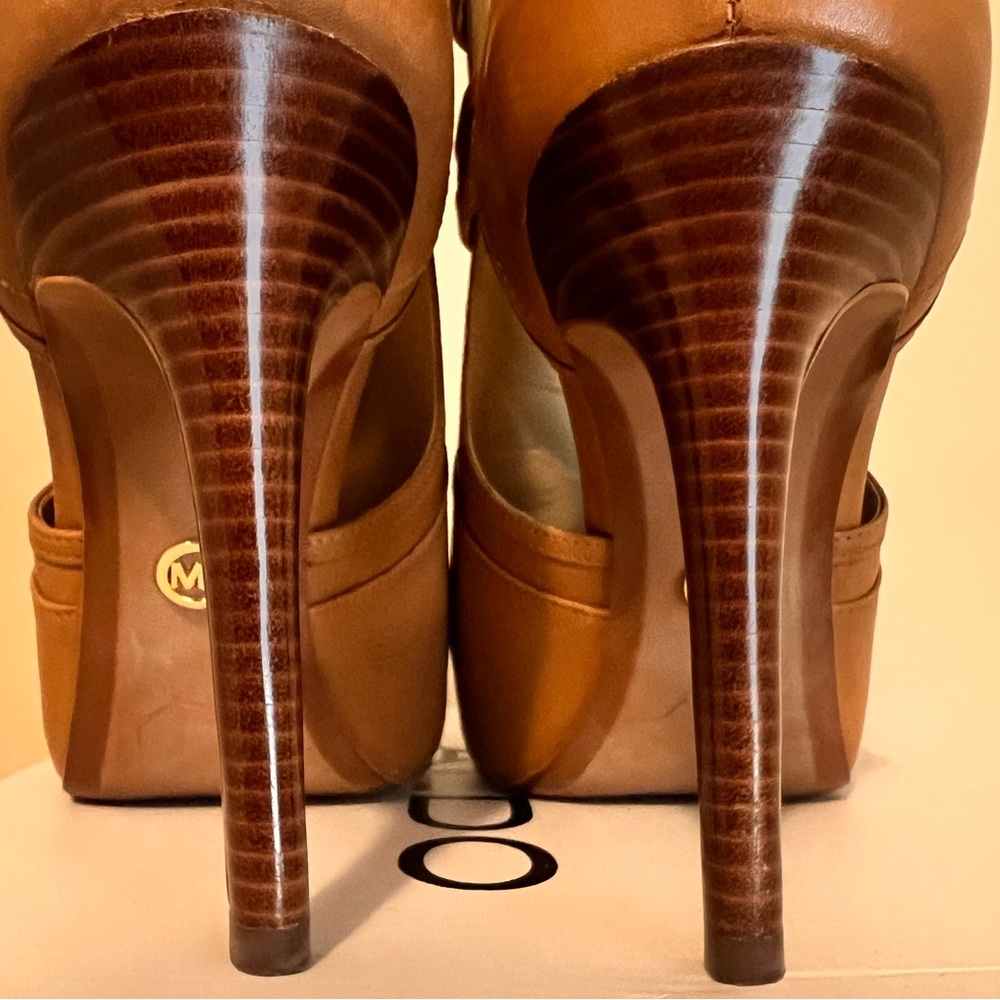 Michael Kors Blaze Bootie in Camel color - Picture 9 of 11